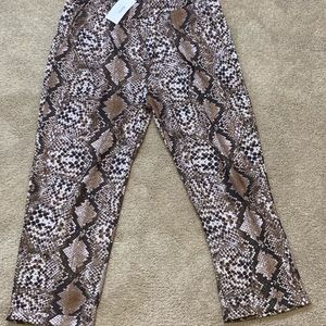 Snake Skin Dress Pants